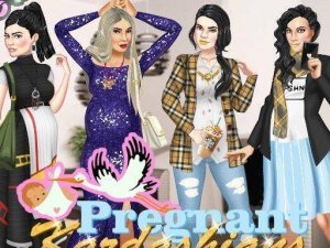 Pregnant Kardashians Dress Up Game