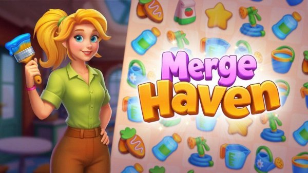 Merge Haven: Cafe Puzzle Game