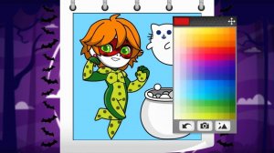 Chibi Sup Color: Halloween Coloring Game