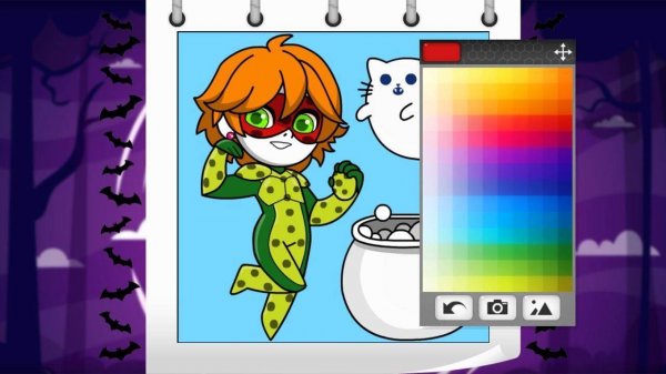 Chibi Sup Color: Halloween Coloring Fun