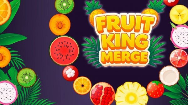Fruit King Merge - Arcade Puzzle Game