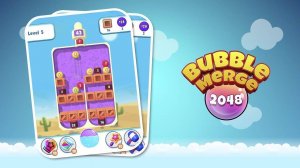 Bubble Merge 2048 Puzzle Game