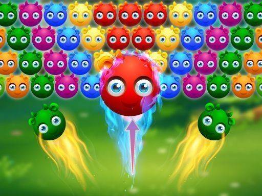 Cute Monster Bubble Shooter - Color Match Puzzle Game