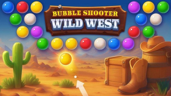 Bubble Shooter Wild West - Puzzle Game
