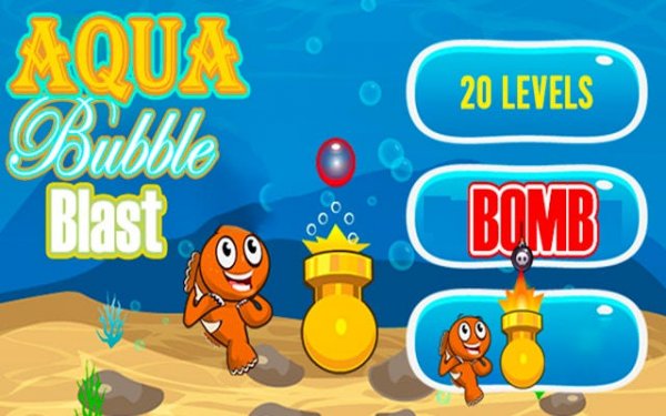 Aqua Bubble Blast - Underwater Bubble Precision Fighter Online Game